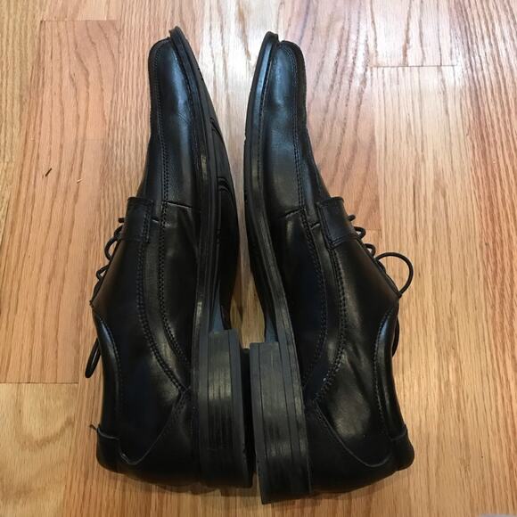 Dockers Mens Loafers Black Leather Brigade Slip Resistant Memory insole - Picture 4 of 5